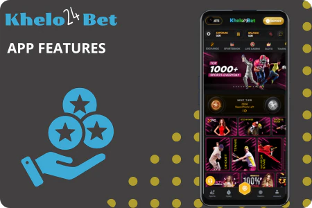 Khelo24Bet App Interface Features